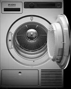 ASKO Professional kuivausrumpu TDC1772C.T, 7kg, titaani - 2