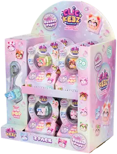 Clickeez napsuteltava fidget-avaimenperä 2 hahmoa, erilaisia - 9