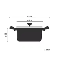 Tefal Emotion Plus pinnoittamaton teräskattila 20 cm + kansi E3284444 - 7