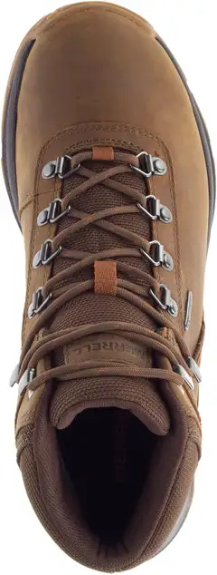 Merrell miesten ulkoilujalkine Erie Mid Ltr WP - Toffee - 4