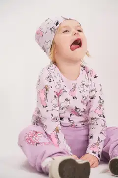 Muumi lasten paita Helmileikki 591223 - liila - 4