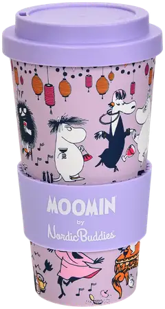 Nordicbuddies take away muki Muumien juhlat 450ml - 3