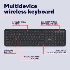 Trust Vaiya langaton näppäimistö - 7