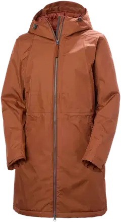 Helly Hansen naisten pitkä kevytvanutakki Westport Ins Coat 53298 - Iron Oxide - 1