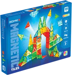 Geomag Tiles Gems Magnettinen Rakennussetti 100 Osaa - 1