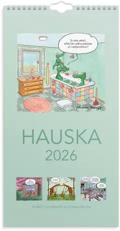 Burde Perhekalenteri 2026 Hauska paperitaskulla - 1