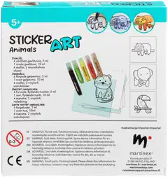 Sticker Art askartelusetti ikkunatarrat - 3
