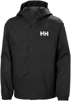 Helly Hansen nuorten kuoritakki Vancouver Rain 41811 - BLACK - 1