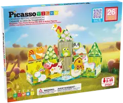 PicassoTiles magneettinen rakennussarja Farmi 26 osaa - 1