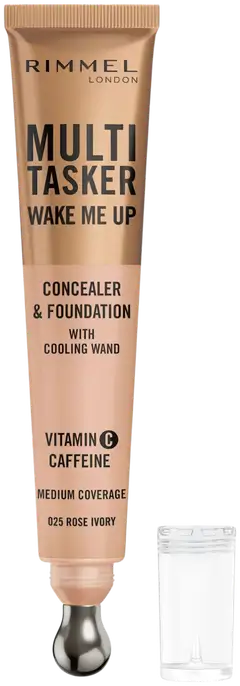 Rimmel Multi-Tasker Wake Me Up Concealer & Foundation 20 ml 040 Ivory peitevoide - Rose Ivory - 1