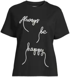 WKLY. naisten T-paita 213W030121 - BLACK - 2