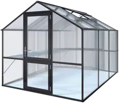 Kreative Gartentechnik kasvihuone Rose III 7,53 m2 antrasiitinharmaa - 1