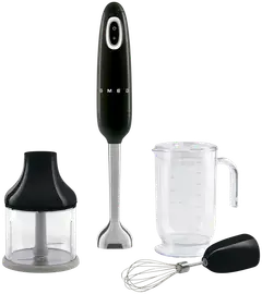 Smeg sauvasekoitinsetti musta HBF03BLEU - 1