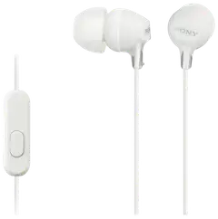 Sony nappikuulokkeet MDR-EX15AP valkoinen - 1