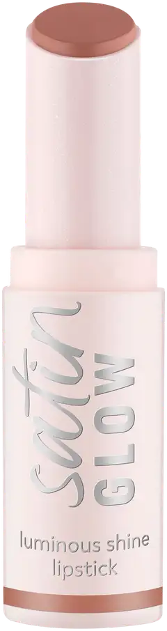 essence satin GLOW luminous shine lipstick 01 Whole Latte Love 3.5 g - Whole Latte Love - 2