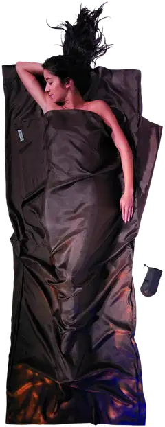 Cocoon matkalakana TravelSheet Silk, muddyelephant ST40 - 1