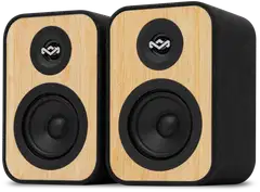 House of Marley Bluetooth hyllykaiuttimet (2kpl) Uplift, musta/puu - 1