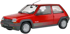 Solido 1:18 Renault 5 GT Turbo MK1 red, keräilyauto, pienoismalli - 1