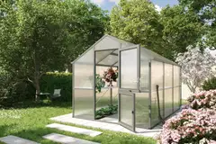 Kreative Gartentechnik kasvihuone Iris III 7,53 m2 antrasiitinharmaa - 3
