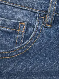 WKLY. naisten farkut Slim Flare - M.BLUE - 6