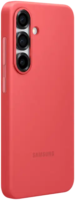 Samsung s25 suojakuori silicone case red - 3