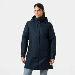 Helly Hansen naisten kevytvanutakki Vancouver Ins Raincoat - Navy - 3