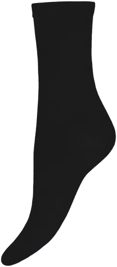 Vogue naisten nilkkasukat cotton basic sock 3-pack - Black - 2