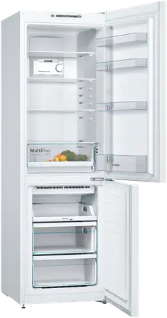 Bosch jääkaappipakastin Serie 2 KGN36NWEA 186 x 60 cm valkoinen - 2