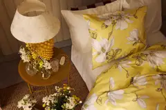 Finlayson satiini pussilakanasetti Magnolia 150X210+50X60 keltainen - 5