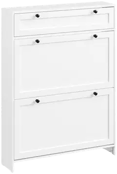 SoBuy kenkäkaappi valkoinen FSR207-W - 3