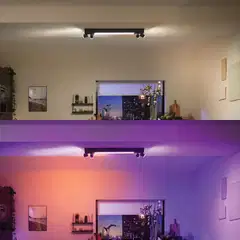Philips Hue Centris -kattovalaisin neljällä kohdevalolla 40W 2000-6500K 4400LM musta - 7