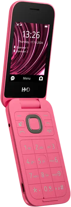 HMD Peruspuhelin 2660 Flip punainen - 3