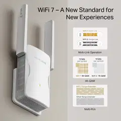 Mercusys ME25BE WiFi 7 kantamalaajennin - 8