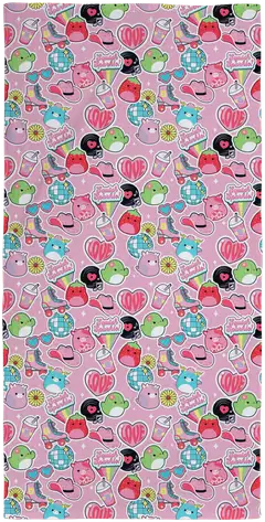 Squishmallows lasten kylpypyyhe 70x140 cm - 1