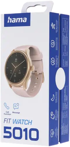 Hama Smart Watch 5010 älykello, TFT 1.38", IP68, kulta/roosa - 14