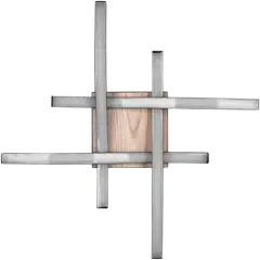 Trio kattovalaisin Route LED 4-os mattamusta/puu - 4