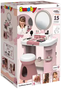 Smoby My Beauty Dressing Table, kampauspöytä kauneusleikkeihin - 4