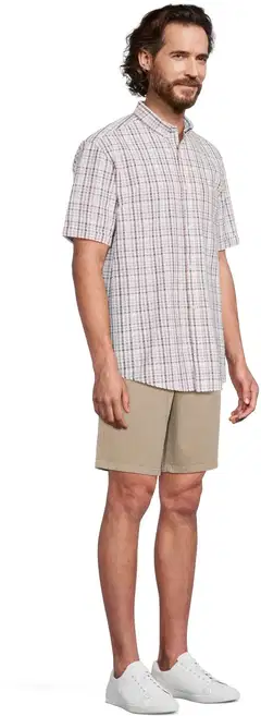 House miesten ruudullinen kesäpaita 194H152618 - Marron check - 4