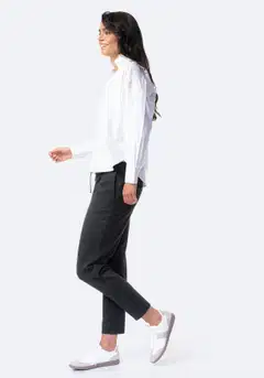 TEX naisten joggerhousut I286160 - GREY CHINE - 5