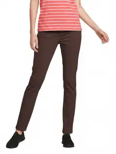 House naisten stretch-housut 222H262908 - brown - 1