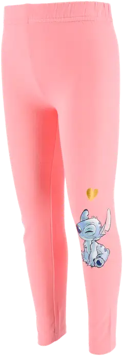 Lasten Lilo & Stitch leggins, laadukas kangas - pink - 3