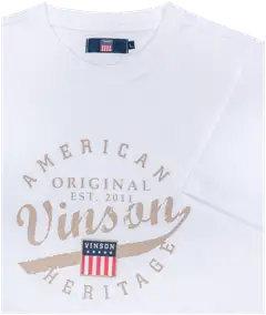Vinson miesten t-paita Ronan - 11-0601TCX White - 3