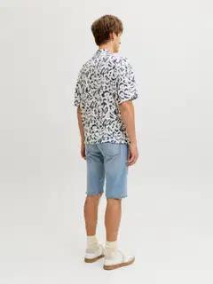 JJ REBEL miesten farkkushortsit Jrebmason - Blue denim - 4