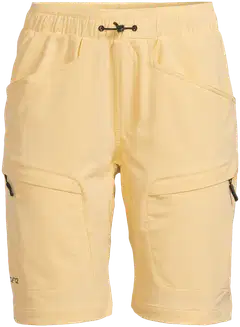 Luode12 naisten retkeilyshortsit loose-fit 223L182670 - golden haze - 2