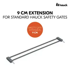 Hauck turvaportin jatkopala 9 cm tummanharmaa - 2