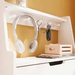 SoBuy kenkäkaappi valkoinen FSR221-W - 6