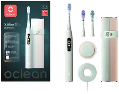 Oclean sähköhammasharja X Ultra 20 Set vihreä C01000750 - 2