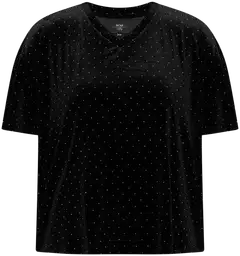 Now Curvy kimaltava samettitoppi, D-mitoitus - Black - 1