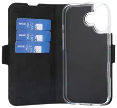 Wave MagSafe -yhteensopiva Book Case, Apple iPhone 17, musta - 4