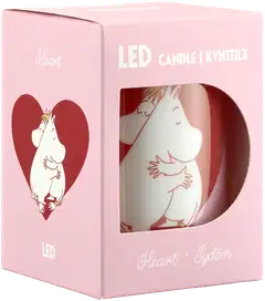 Muurla Led-kynttilä Muumi Sydän 10 cm - 3